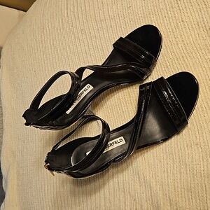 Karl Lagerfeld Kyra Patent Leather Sandals